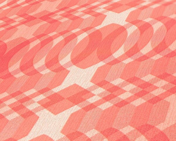 A.S. Création | Vliesová tapeta na stenu Retro Chic 39534-4 | 0,53 x 8,5 m | červená, biela