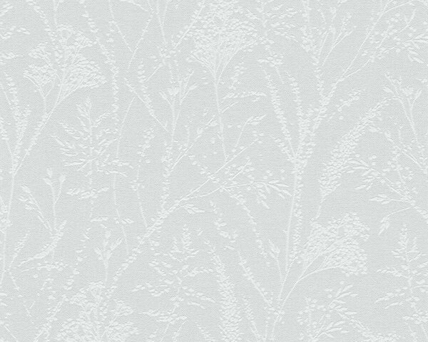 A.S. Création | Vliesová tapeta na stenu Pure Elegance 39766-2 | 0,53 x 10,05 m | biela, zelená