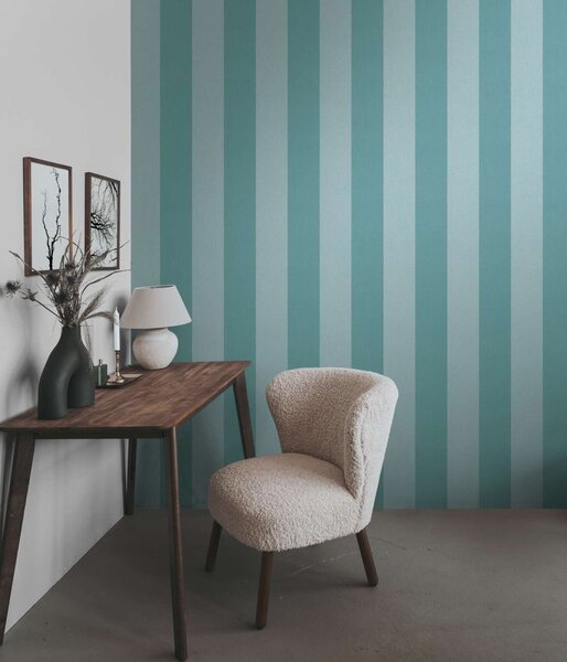 A.S. Création | Vliesová tapeta na stenu Pure Elegance 3979-28 | 0,53 x 10,05 m | tyrkysová, vining ivy, modrá, zelená