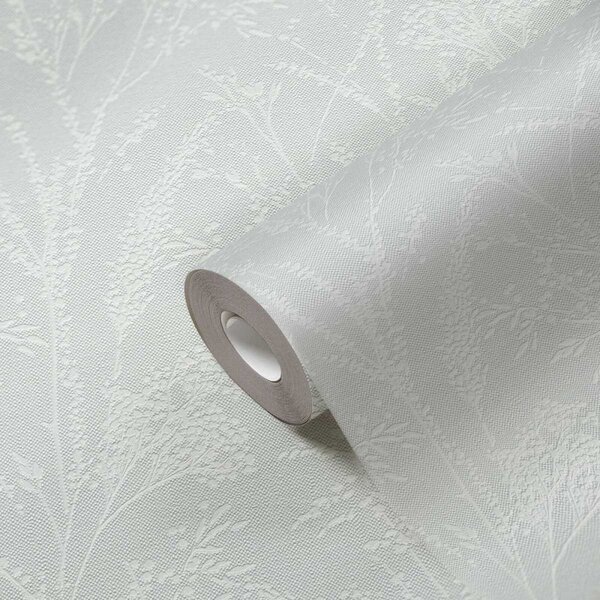 A.S. Création | Vliesová tapeta na stenu Pure Elegance 39766-2 | 0,53 x 10,05 m | biela, zelená