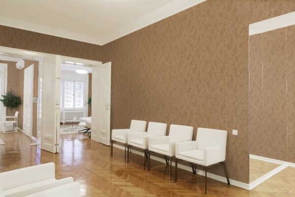 A.S. Création | Vliesová tapeta na stenu Versace 34903-6 | 0,70 x 10,05 m | hnedá, metalická