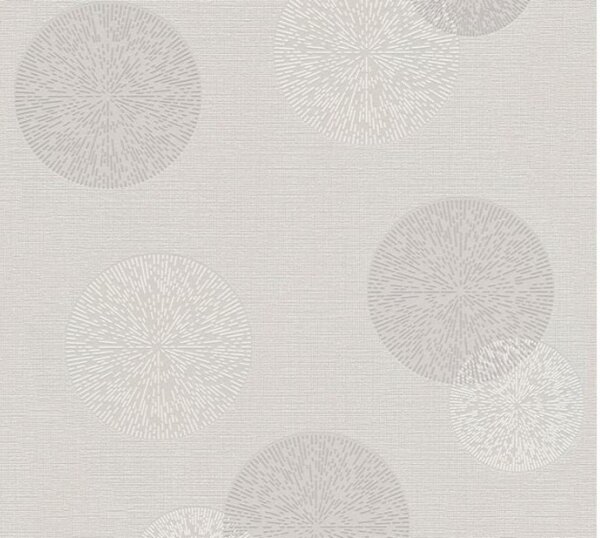 A.S. Création | Vliesová tapeta na stenu Happy Spring 34771-2 | 0,53 x 10,05 m | biela, šedá