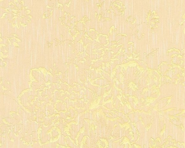 A.S. Création | Vliesová tapeta na stenu Metallic Silk 30657-3 | 0,53 x 10,05 m | krémová, zlatá