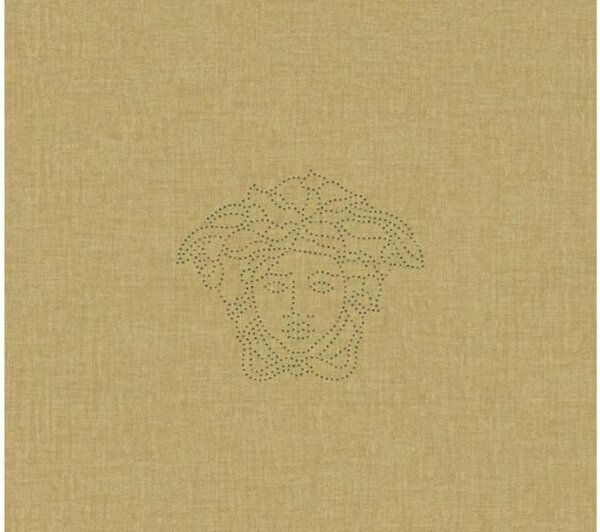 A.S. Création | Vliesová tapeta na stenu Versace 32950-3 | 0,70 x 3,3 m | metalická, žltá