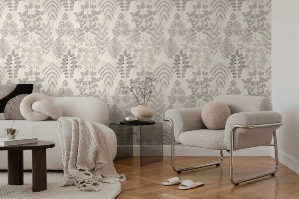 A.S. Création | Vliesová tapeta na stenu Nordic Feeling 79149-5 | 0,53 x 10,05 m | sivá