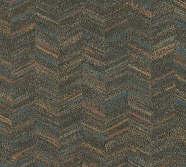 A.S. Création | Vliesová tapeta na stenu Geo Effect 38309-2 | 0,53 x 10,05 m | hnedá, šedá
