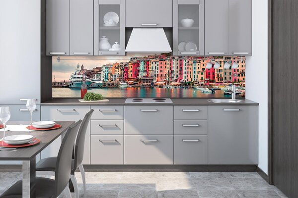 DIMEX | Fototapeta do kuchyne Portovenere KI-260-118 | 260 x 60 cm | viacfarebná