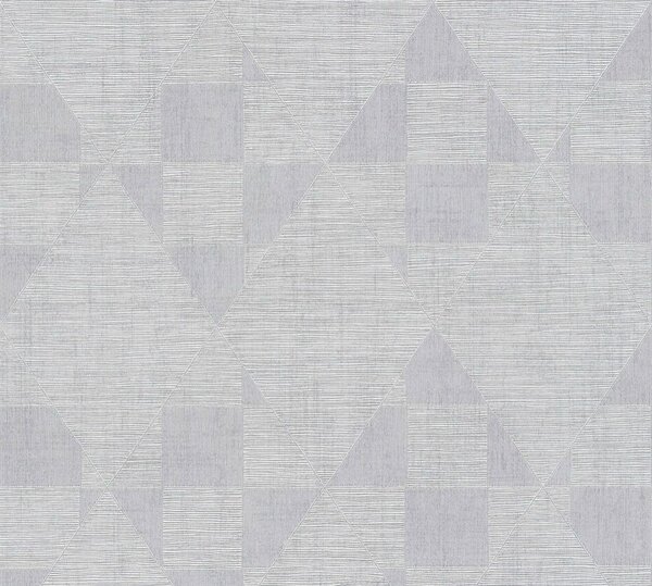 A.S. Création | Vliesová tapeta na stenu Titanium 3 38196-1 | 0,53 x 10,05 m | metalická, šedá