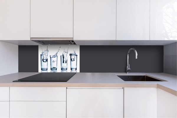 DIMEX | Dibond doska za kuchynskú linku | DBW-06040-162 Pohár vody | 60 x 40 cm