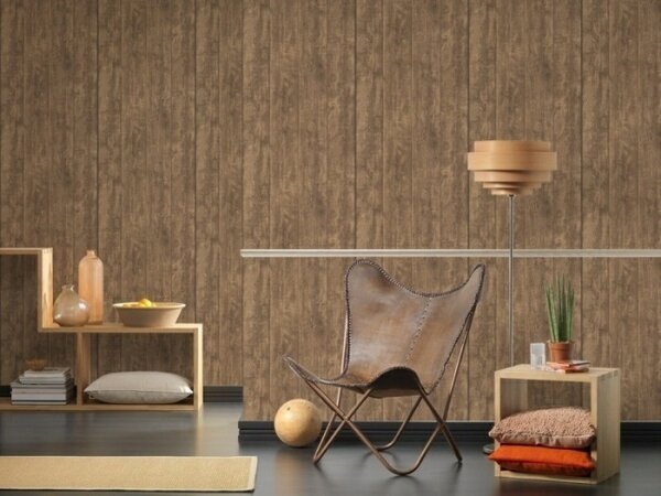 A.S. Création | Vliesová tapeta na stenu Best of Wood & Stone 7088-23 | 0,53 x 10,05 m | hnedá