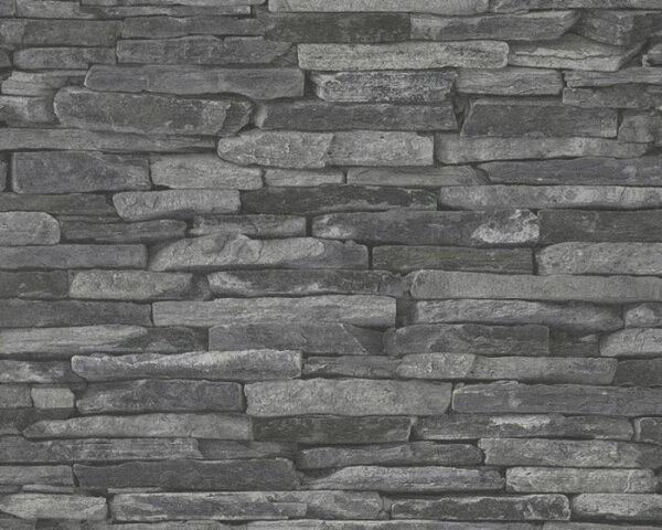 A.S. Création | Vliesová tapeta na stenu Elements 9142-24 | 0,53 x 10,05 m | šedá