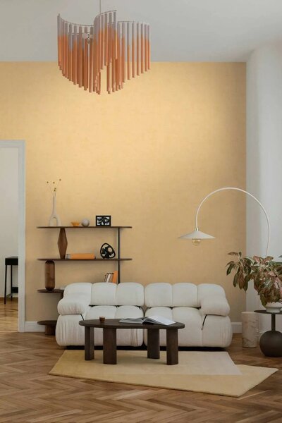 A.S. Création | Vliesová tapeta na stenu Nordic Feeling 79154-2 | 0,53 x 10,05 m | žltá, okrová