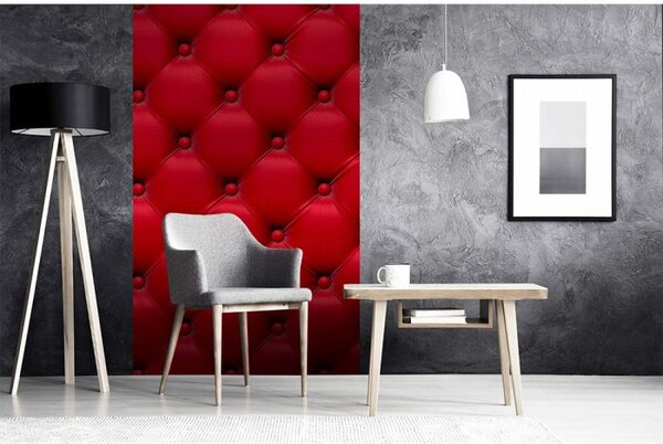 DIMEX | Vliesové fototapety na stenu Červený poťah MS-2-0270 | 150 x 250 cm | červená
