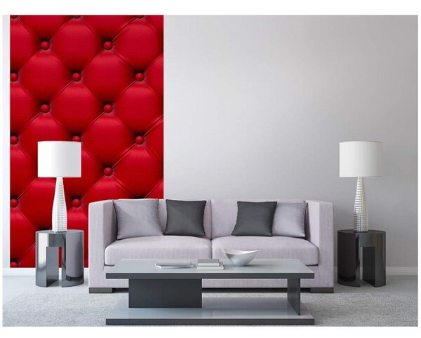 DIMEX | Vliesové fototapety na stenu Červený poťah MS-2-0270 | 150 x 250 cm | červená