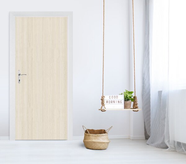 DIMEX | Samolepiace fólie na dvere 99-6295 | šírka 90 cm | BOROVICA BIELÁ MONTERREY