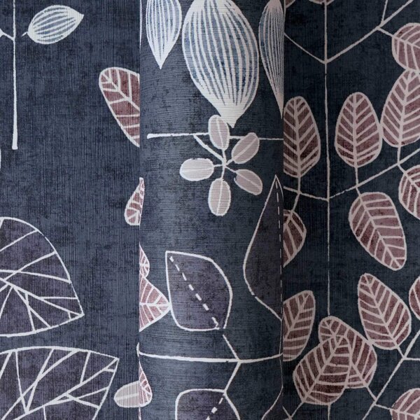 A.S. Création | Vliesová tapeta na stenu Nordic Feeling 79149-4 | 0,53 x 10,05 m | modrá, fialová