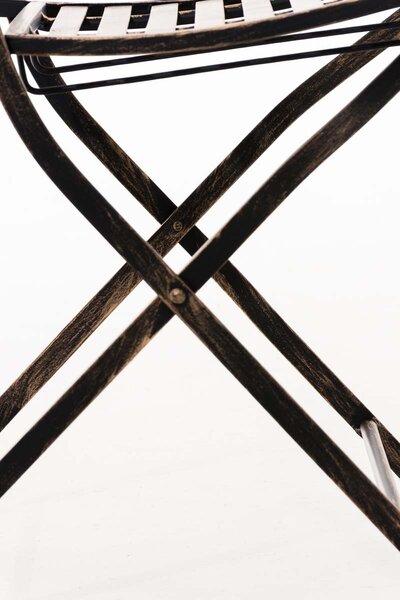 Kovová skladacia stolička Sibell - Bronzová