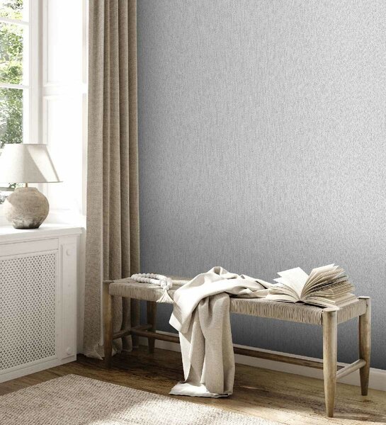 A.S. Création | Vliesová tapeta na stenu Attractive 2 39026-3 | 0,53 x 10,05 m | metalická, šedá
