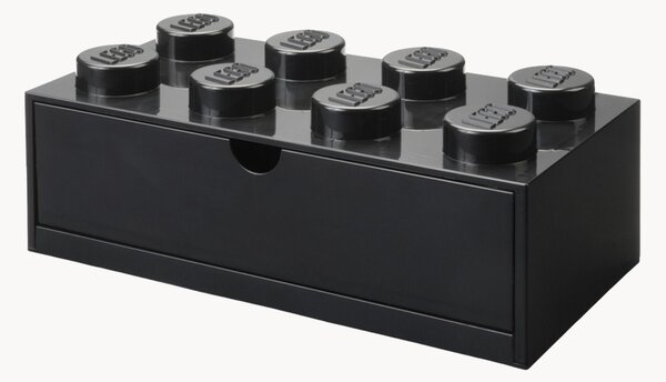 Úložná detská zásuvka LEGO s 8 gombíkmi Brick