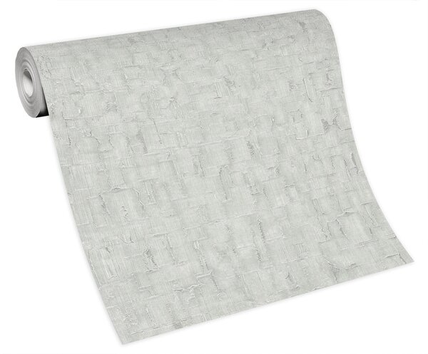 DIMEX | Vliesová tapeta na stenu WPE-901633 | 0,53 x 10,05 m | šedá, metalická