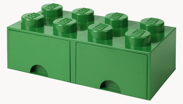 Úložná detská zásuvka LEGO s 8 gombíkmi Brick