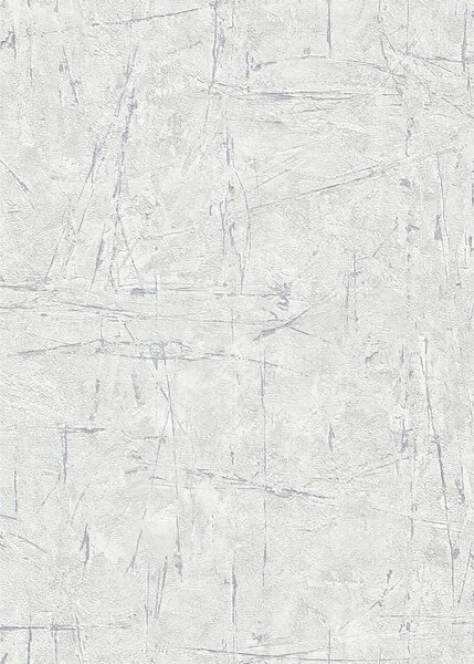 DIMEX | Vliesová tapeta na stenu WPE-901729 | 0,53 x 10,05 m | šedá, biela, metalická