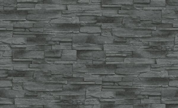 DIMEX | Vliesová tapeta na stenu WPE-901865 | 0,53 x 10,05 m | čierna, šedá