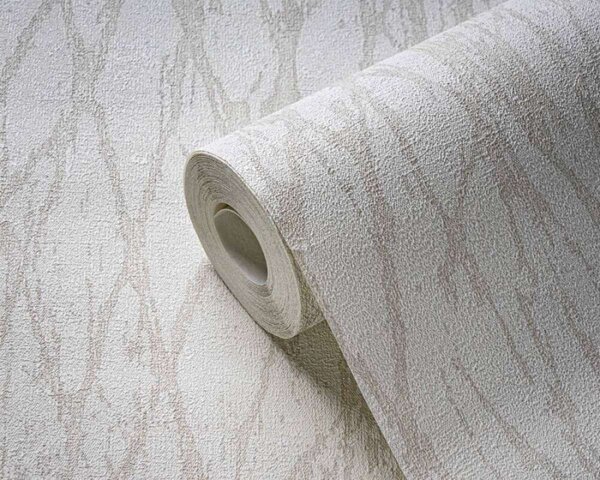 A.S. Création | Vliesová tapeta na stenu Smart Surfaces 39563-1 | 0,53 x 10,05 m | krémová, béžová