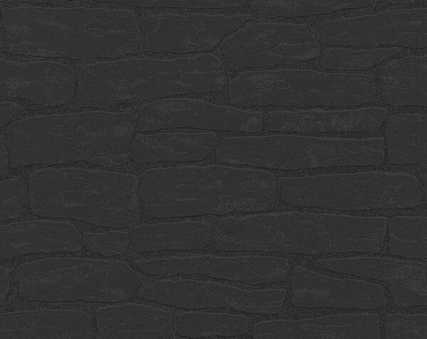 A.S. Création | Vliesová tapeta na stenu Black and White 1395-11 | 0,53 x 10,05 m | čierna