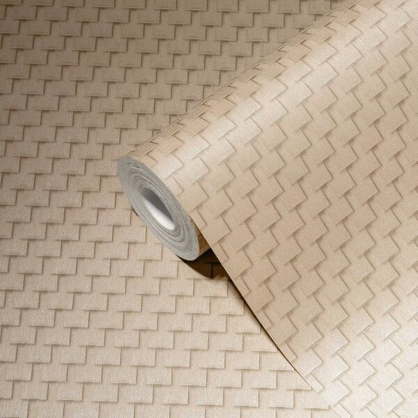 A.S. Création | Vliesová tapeta na stenu Luxury Wallpaper 31908-6 | 0,53 x 10,05 m | béžová