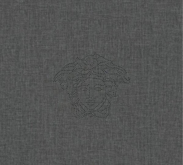 A.S. Création | Vliesová tapeta na stenu Versace 32950-4 | 0,70 x 3,3 m | metalická, šedá