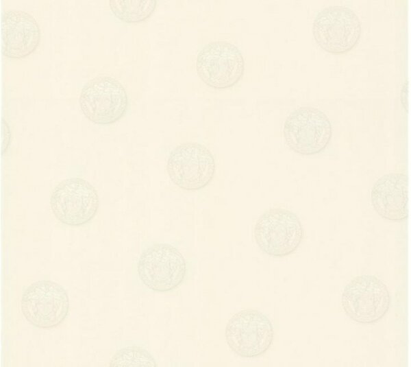 A.S. Création | Vliesová tapeta na stenu Versace 34862-1 | 0,70 x 10,05 m | biela