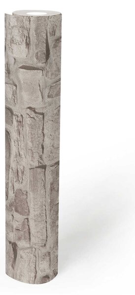 A.S. Création | Vliesová tapeta na stenu Elements 38815-3 | 0,53 x 10,05 m | šedá, biela