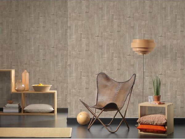 A.S. Création | Vliesová tapeta na stenu Best of Wood & Stone 35584-4 | 0,53 x 10,05 m | béžová