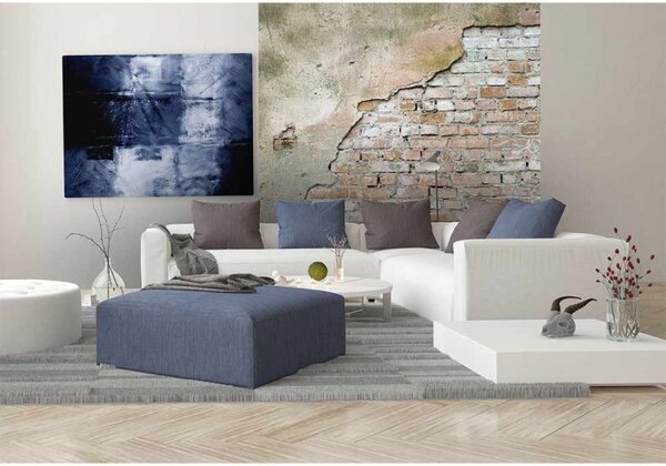 DIMEX | Vliesová fototapeta na stenu Oprýskaný múr | 225 x 250 cm | béžová, ružová