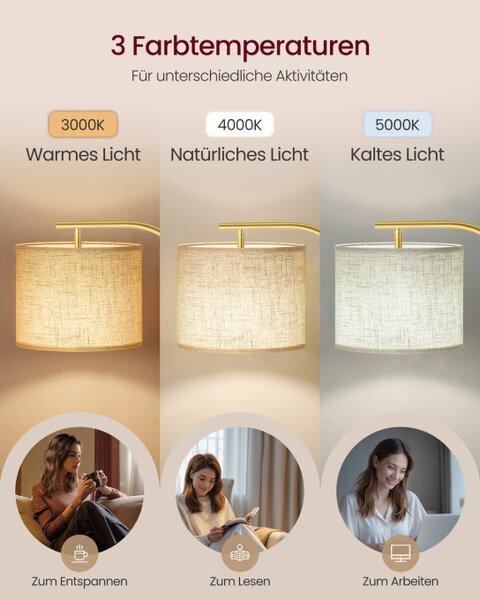 Stojaca lampa s tienidlom LFL006AB02