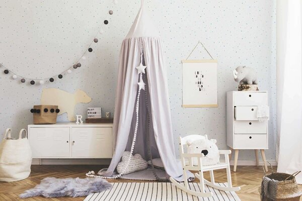A.S. Création | Vliesová tapeta na stenu Little Love 38116-1 | 0,53 x 10,05 m | zelená, modrá, biela