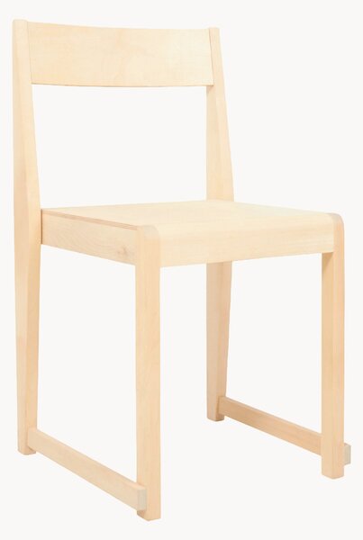 Jedálenská stolička z brezového dreva 01