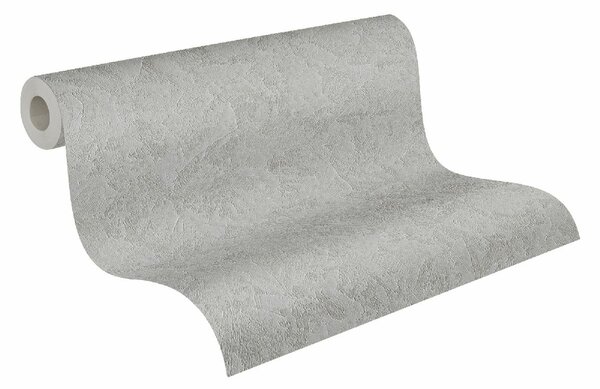 A.S. Création | Vliesová tapeta na stenu Profitex 2022 39035-1 | 0,53 x 10,05 m | metalická, šedá