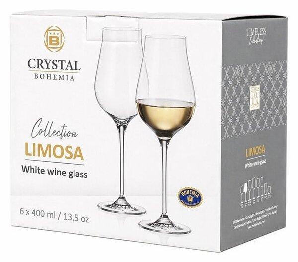Crystal Bohemia Limosa 400 ml 6 ks