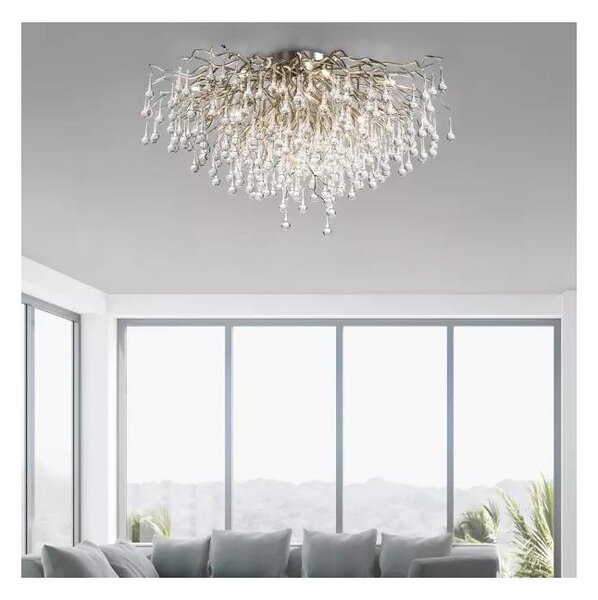 Paul Neuhaus 8092-55 - Prisadený luster ICICLE 14xG9/40W/230V priemer 100 cm chróm