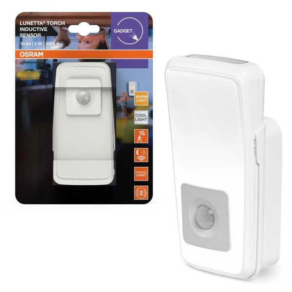 Osram - LED orientačné svietidlo do zásuvky so senzorom LUNETTA LED/2W/230V