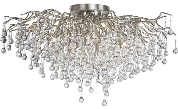Paul Neuhaus 8092-55 - Prisadený luster ICICLE 14xG9/40W/230V priemer 100 cm chróm