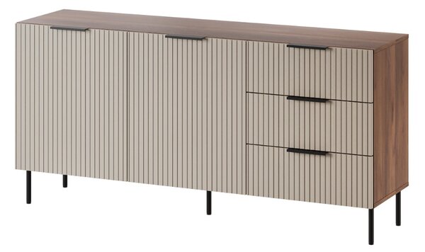 KOMODA FLORENCE WARMSKÝ ORECH / KAŠMÍR 156 cm