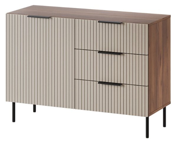 KOMODA FLORENCE WARMSKÝ ORECH / KAŠMÍR 104 cm