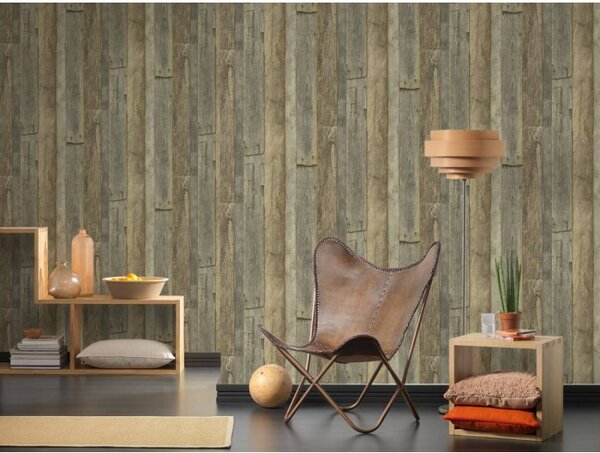 A.S. Création | Vliesová tapeta na stenu Best of Wood & Stone 95931-3 | 0,53 x 10,05 m | hnedá