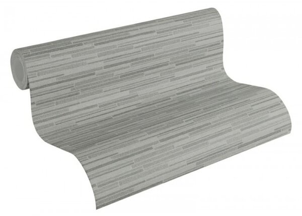 A.S. Création | Vliesová tapeta na stenu Best of Wood & Stone 7097-14 | 0,53 x 10,05 m | šedá