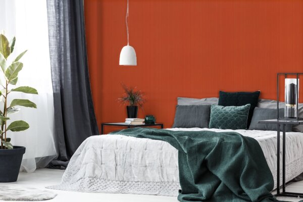 A.S. Création | Vliesová tapeta na stenu Versace 93525-1 | 0,70 x 10,05 m | červená, metalická, žltá