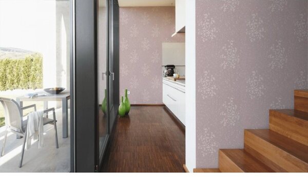 A.S. Création | Vliesová tapeta na stenu Designschungel 36082-2 | 0,53 x 10,05 m | metalická, ružová