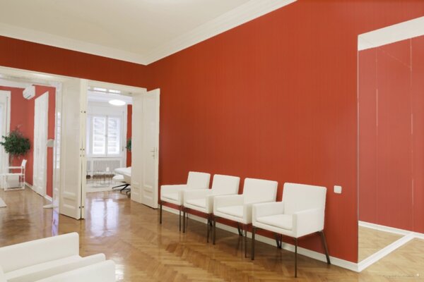 A.S. Création | Vliesová tapeta na stenu Versace 93525-1 | 0,70 x 10,05 m | červená, metalická, žltá